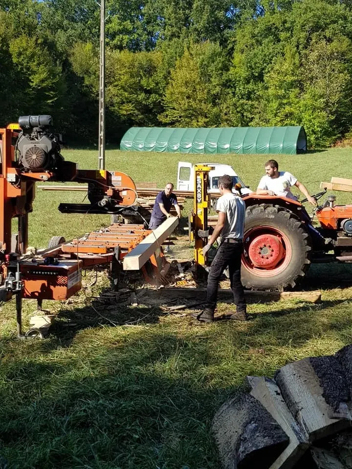 Réalisation Scierie Mobile du Périgord (15webp